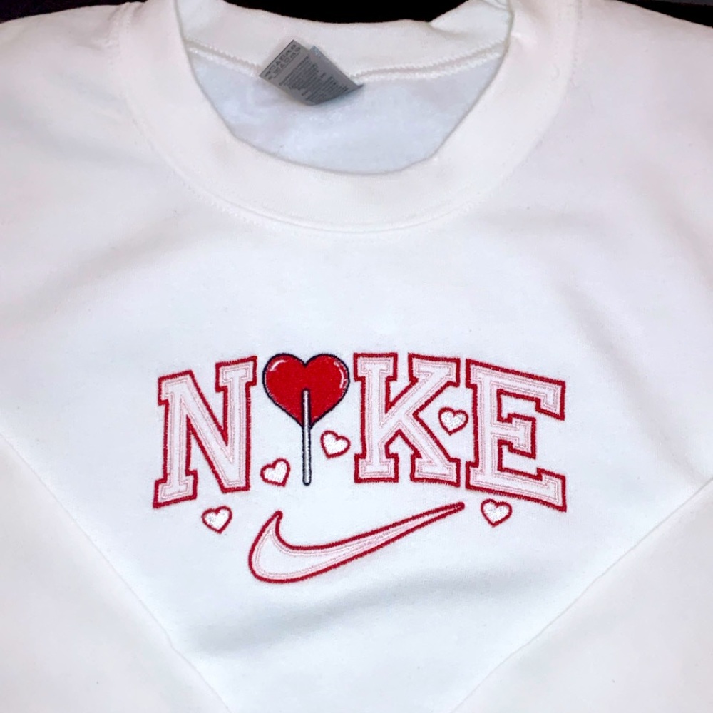 Custom Embroidered Nike Lollipop Sweater Crewneck (new)